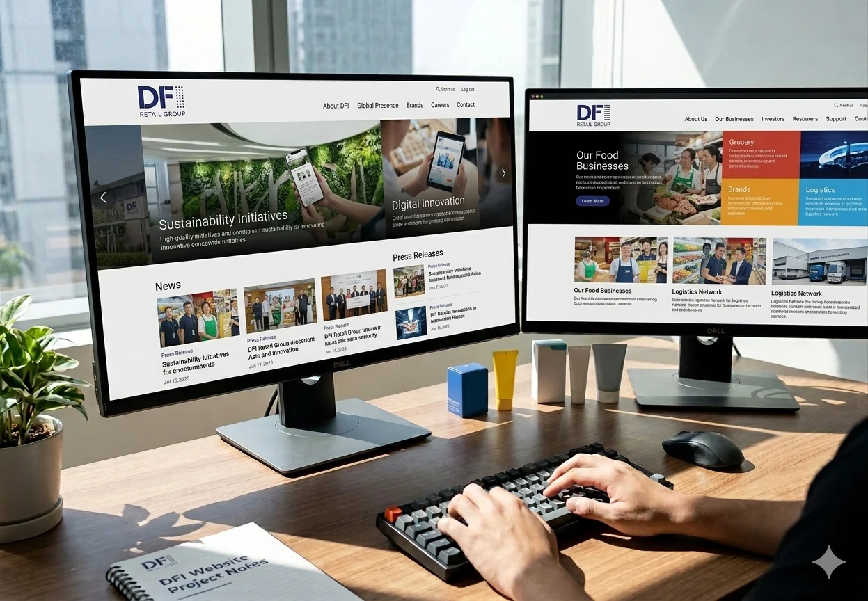 DFI Retail Group e-commerce platform design